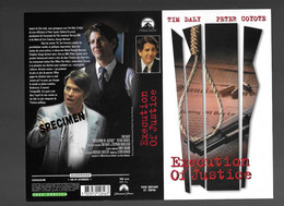 "EXECUTION OF JUSTICE" -Jaquette Originale SPECIMEN Vhs Secam PARAMOUNT -TIM DALY/PETER COYOTE - History