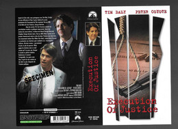 "EXECUTION OF JUSTICE" -Jaquette Originale SPECIMEN Vhs Secam PARAMOUNT -TIM DALY/PETER COYOTE - Histoire