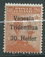 Italie - Trentin - Yvert N° 30 *  1 Valeur Neuve Avec Charnière - Bip0436 - Trento