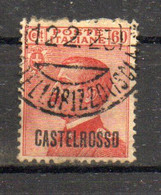 Y2370 - CASTELROSSO 1922, Sassone Il 60 Cent N. 8 Usato. - Castelrosso