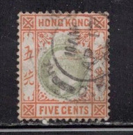 HONG KONG Scott # 91 Used - KEVII - Gebruikt