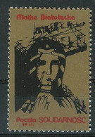 Poland SOLIDARITY (S633): Mother Bialotecka (gold-red) - Vignettes Solidarnosc