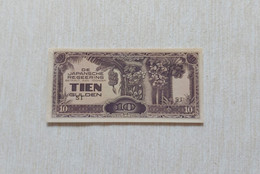 De Japansche Regeering 1942 - Netherlands East Indies (Indonesia) - 10 Gulden - P#125c - UNC - Indes Neerlandesas