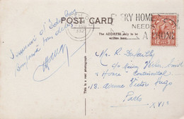 Regno Unito (1932) - Cartolina Da Edinburgh Viaggiata Per La Francia - Covers & Documents