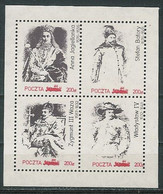 Poland SOLIDARITY (S256): King's Chest (sheet 02 Brown) - Vignettes Solidarnosc
