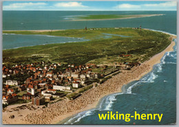 Wangerooge - Im Hintergrund Die Insel Spiekeroog 1   Luftbild Nordseebad - Wangerooge