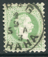 AUSTRIA 1874 Franz Joseph 3 Kr. Fine Print Used With Prague  Postmark.  Michel 36 II - ...-1918 Prephilately