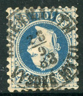 AUSTRIA 1874 Franz Joseph 10 Kr. Fine Print Used With Vysoke Myto  Postmark.  Michel 38 II - ...-1918 Préphilatélie