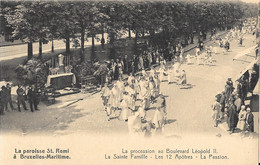 La Paroisse Saint Remi à BRUXELLES-MARITIME - La Procession Au Boulevard Leopold II - Transport (sea) - Harbour