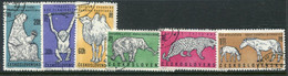 CZECHOSLOVAKIA 1962 Zoo Animals Used.  Michel 1335-40 - Gebraucht