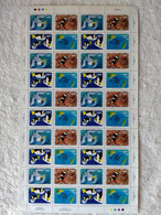 Full SHEET Of 40: Lord Howe Island 1999 Local Zemail Courier Post $1.80 Marine Life (planche De Timbres D'Île) - Feuilles, Planches  Et Multiples