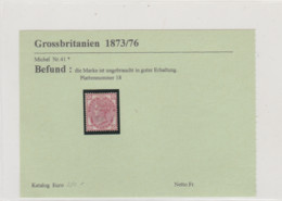 Grossbritannien Ungelaufen * 1873/76 - Nuovi