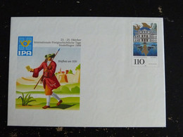 ALLEMAGNE FEDERALE GERMANY DEUTSCHLAND RFA BRD ENTIER POSTAL AVEC YT 1839 RESIDENCE WURTZBOURG - IPA SINDELFINGEN 98 - Private Covers - Mint