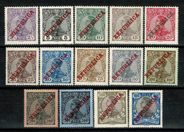 Portugal, 1910, # 170/183, MH And MNG - Ungebraucht