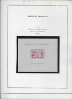 Wallis Et Futuna BF N°1 - Collection Vendue Page Par Page - Neuf ** Sans Charnière - TB - Blocks & Sheetlets