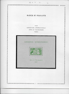 Océanie BF N°1 - Collection Vendue Page Par Page - Neuf * Avec Charnière - TB - Blocks & Kleinbögen