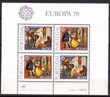 Portugal 1979 Europa CEPT Mi#Block 27 Mint Never Hinged - Unused Stamps