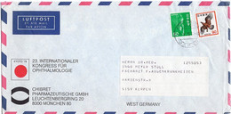 L31626 - Japan - 1978 - ¥90 Adler MiF A. LpBf. HOTEL OKURA TOKYO -> Westdeutschland - Storia Postale