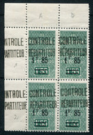 Algérie       Colis Postaux    35 ** Bloc De 4 Variété Voir Descriptif - Parcel Post