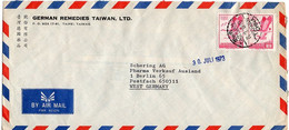 L31878 - China / Taiwan - 1973 - 2@$8 Gaense A. LpBf TAOYUAN -> Westdeutschland - Oies