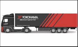 Mercedes Actros Gigaspace - Yokohama Motorsports - Black/Red - Burago - Burago