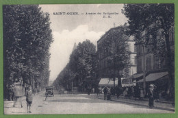 CPA - SEINE SAINT DENIS - SAINT-OUEN - AVENUE DES BATIGNOLLES - Animation, Cafés & Commerces, Auto - édition E. Malcuit - Saint Ouen