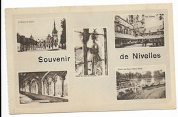 - 1534 -    NIVELLES  Souvenir 5vues - Nivelles