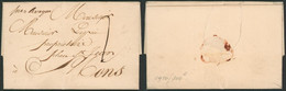 Précurseur - LAC Datée De Fontaine-l'évêque (1824) + Manusc. "Fne Leveque" > Mons - 1815-1830 (Dutch Period)