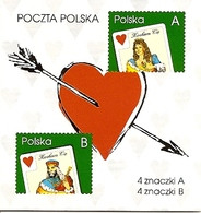 POLAND / POLEN, 1997, Booklet 14, Valentine Day, Playing Cards - Carnets
