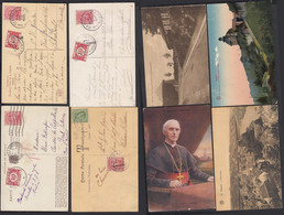 Belgique 1920 - Lot De 4 Cartes Postales Taxées ........... (EB) DC-10162 - 1919-1920 Trench Helmet