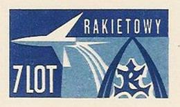 Poland Label - Rocket 1967 (L034): 7 Flight - Fusées