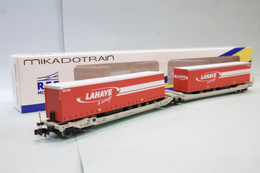 REE Mikadotrain - Wagons Kangourou Sdggmrs AEE Hupac LAHAYE SNCF Réf. NW-186 Neuf NBO N 1/160 - Coches De Mercancía