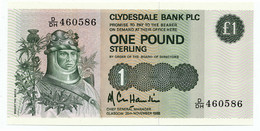 SCOTLAND - 1 Pound 25. 11. 1985. P211c, UNC. (SC011) - 1 Pond