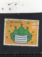 2020 San Marino - Lotta Al Covid - Oblitérés