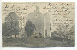 CPA 23 Environs De Bénévent L'Abbaye - Ruines Du Château De Chamborand En 1903 - Benevent L'Abbaye