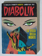 I101320 DIABOLIK - A. XLII N. 6 - La Villa Della Morte - Diabolik