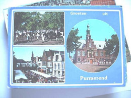 Nederland Holland Pays Bas Purmerend Met Markt En Stadhuis - Purmerend