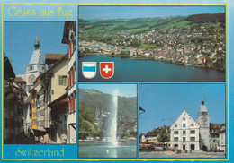 Gruss Aus Zug; Autobus (schöne Briefmarke, Sehe Scan) - Zug