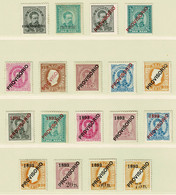 Portugal, 1892/3, # 80/97, MH And MNG - Ungebraucht