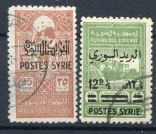 Syrie        Timbres Fiscaux  284 Et 288 Oblitérés - Autres & Non Classés