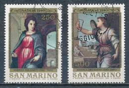 °°° SAN MARINO - Y&T N°1022/23 - 1980 °°° - Usados