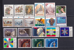 LIECHTENSTEIN - ANNEE COMPLETE 1983 ** MNH - COTE YVERT 2012 = 32.85 EUR. - Années Complètes