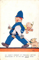 Valentine's  ATTWELL Snookums Series Policeman, Dog And Kid - Attwell, M. L.