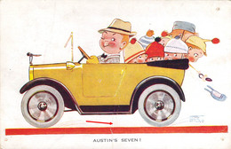 Valentine's  ATTWELL Series 1299 Austin's Seven A 7 Dans L'Auto - Attwell, M. L.