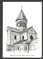 Saint-Severin-en-Condroz - Eglise Romane Du 12e Siècle - Carte Double - Nandrin