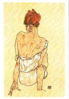 CPM - Femme Assise De Dos 1917 Par Egon SCHIELE TBE Woman Sitting Viewed From Behind - Schiele