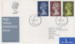 Enveloppe  FDC  1er  Jour   GRANDE  BRETAGNE    Série  Courante   1977 - 1971-1980 Em. Décimales