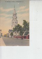 SATI UNITI 1048 -  St Michael's Church - Card To Itally  NAVY YARD BP -.- - Charleston