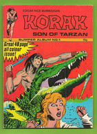 Korak Son Of Tarzan N° 1 - Bumper Album - Publication Top Sellers LTD  - 3 Histoires Dessinées Par Frank Thorne - BE - Altri Editori