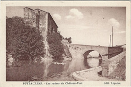 81 Puylaurens  -  Les Ruines Du  Chateau Fort - Puylaurens